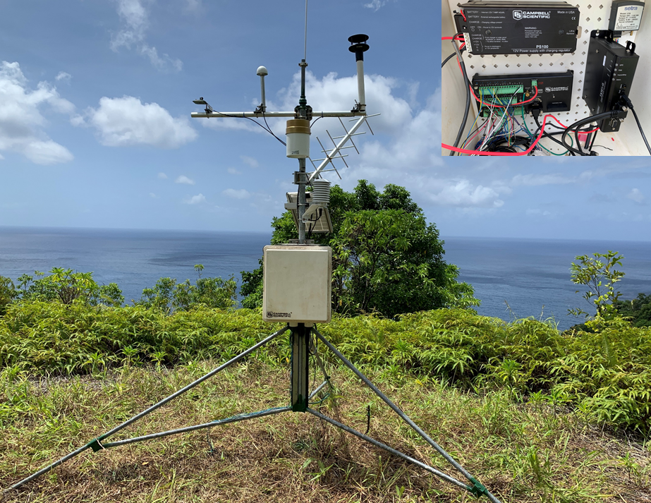 Siufaga Ridge weather stationn